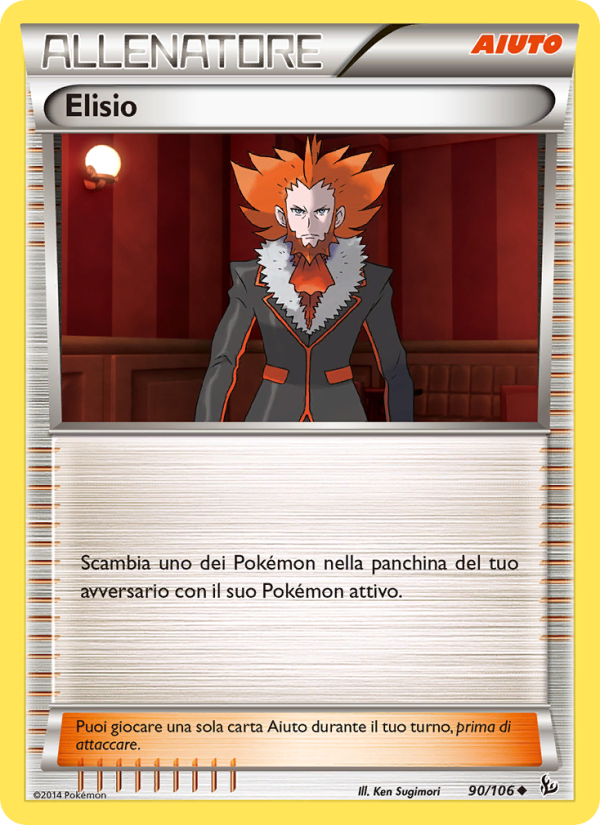 Elisio 090/110 — Flashfire (Italian Pokémon TCG card)