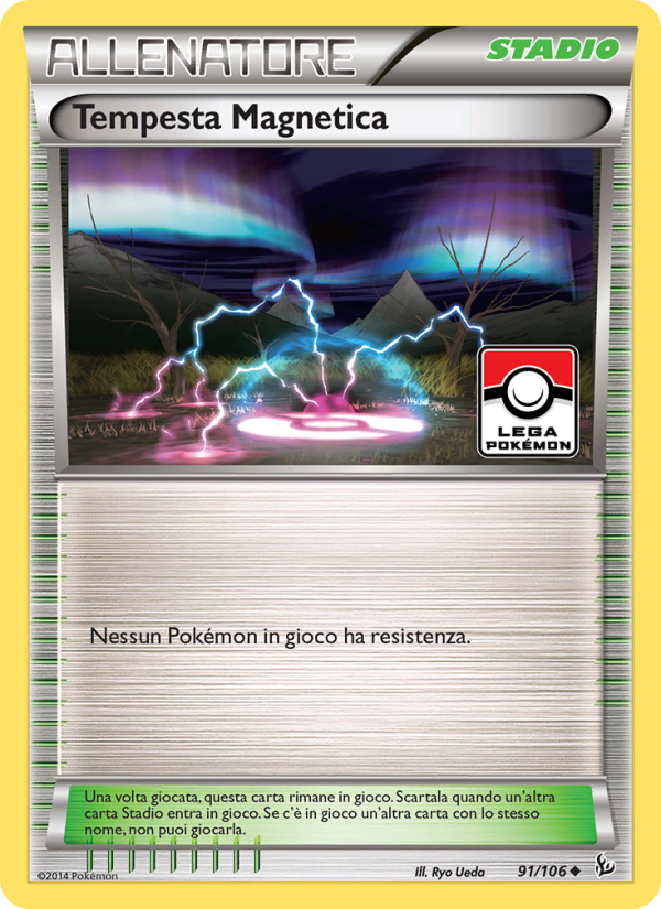 Tempesta Magnetica 091/110 — Flashfire (Italian Pokémon TCG card)