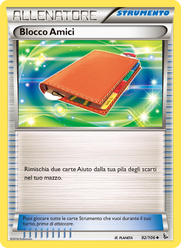 Blocco Amici 092/110 — Flashfire (Italian Pokémon TCG card)