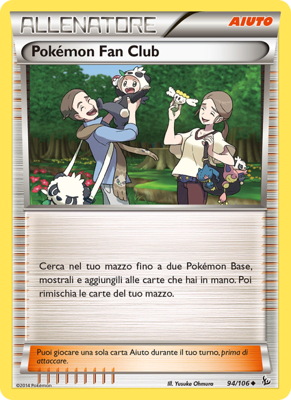 Pokémon Fan Club 094/110 — Flashfire (Italian Pokémon TCG card)