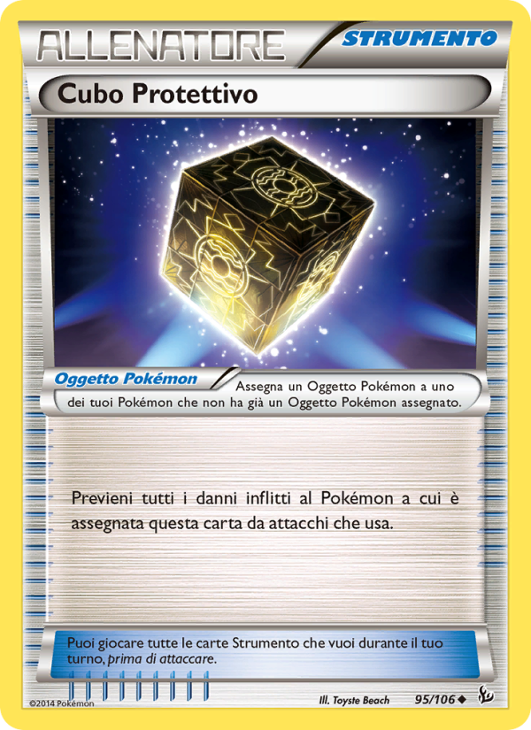 Cubo Protettivo 095/110 — Flashfire (Italian Pokémon TCG card)