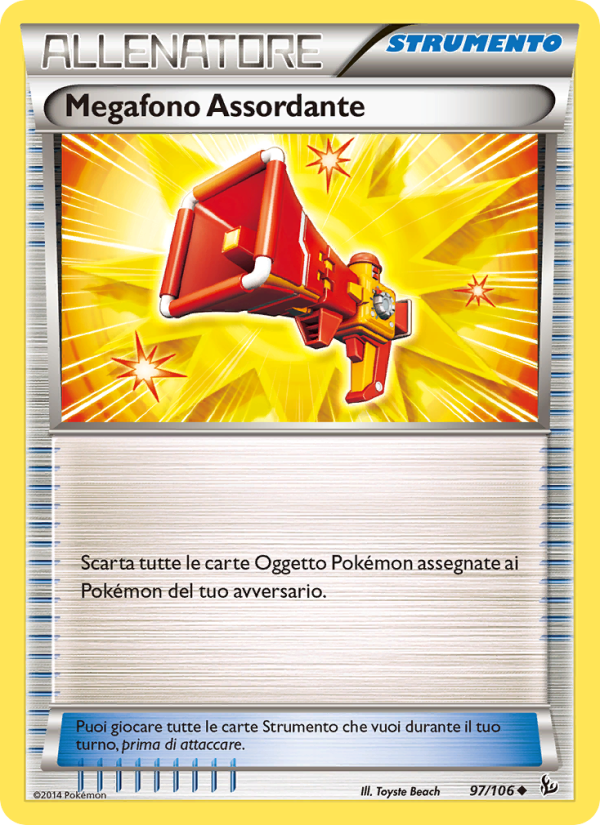 Megafono Assordante 097/110 — Flashfire (Italian Pokémon TCG card)