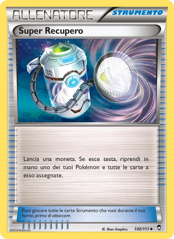 Super Recupero 100/114 — Furious Fists (Italian Pokémon TCG card)