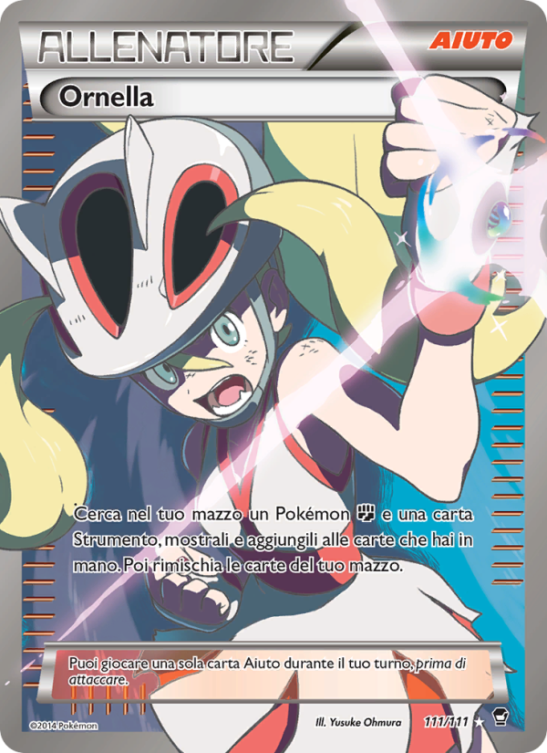 Ornella 111/114 — Furious Fists (Italian Pokémon TCG card)