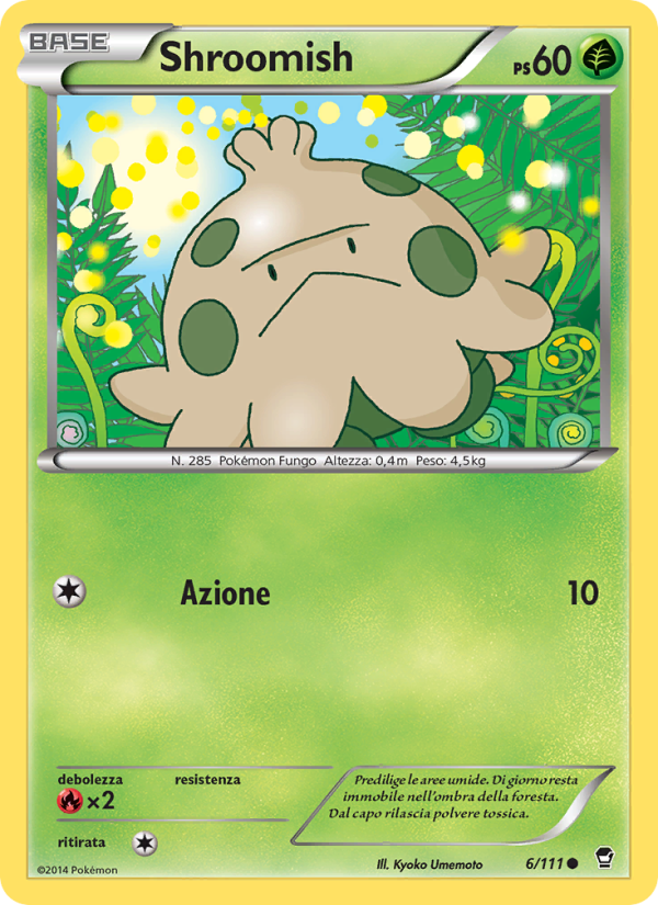 Shroomish 006/114 — Furious Fists (Italian Pokémon TCG card)