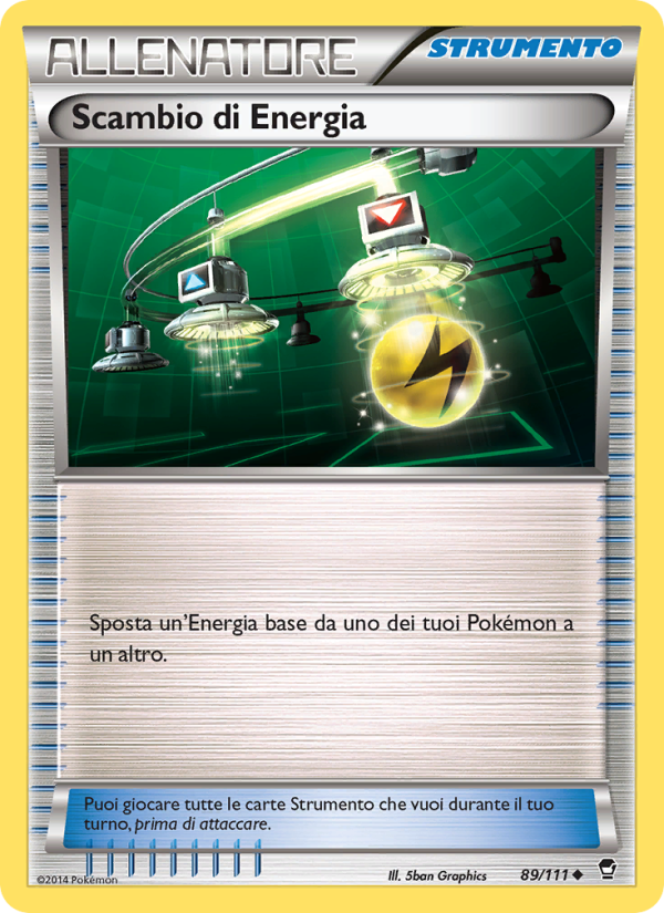 Scambio di Energia 089/114 — Furious Fists (Italian Pokémon TCG card)