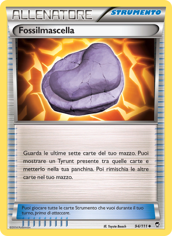 Fossilmascella 094/114 — Furious Fists (Italian Pokémon TCG card)
