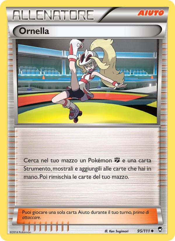 Ornella 095/114 — Furious Fists (Italian Pokémon TCG card)