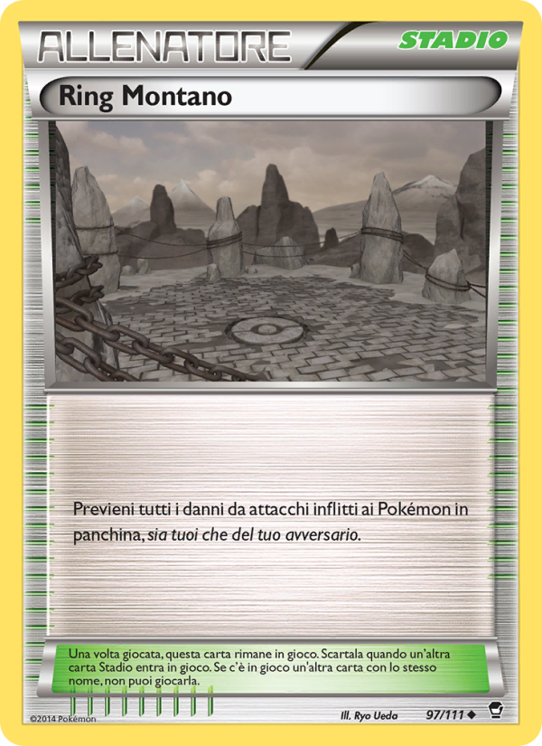 Ring Montano 097/114 — Furious Fists (Italian Pokémon TCG card)