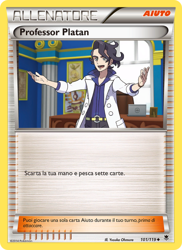 Professor Platan 101/124 — Phantom Forces (Italian Pokémon TCG card)