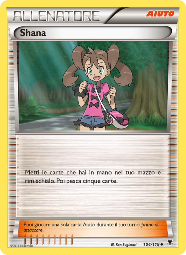 Shana 104/124 — Phantom Forces (Italian Pokémon TCG card)