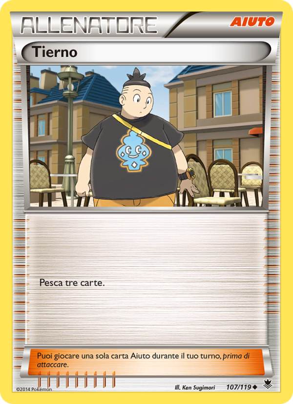 Tierno 107/124 — Phantom Forces (Italian Pokémon TCG card)