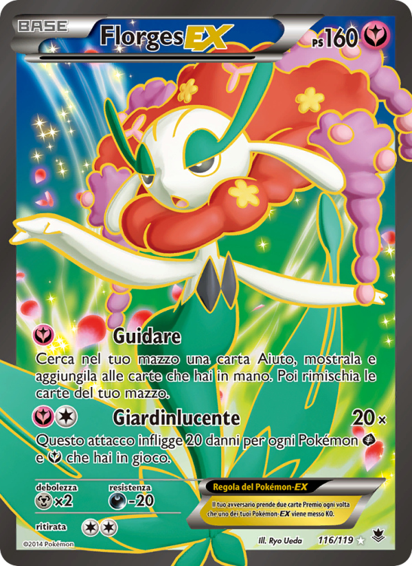 Florges EX 116/124 — Phantom Forces (Italian Pokémon TCG card)