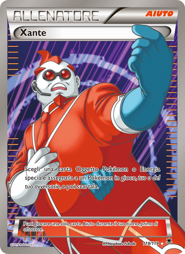 Xante 119/124 — Phantom Forces (Italian Pokémon TCG card)
