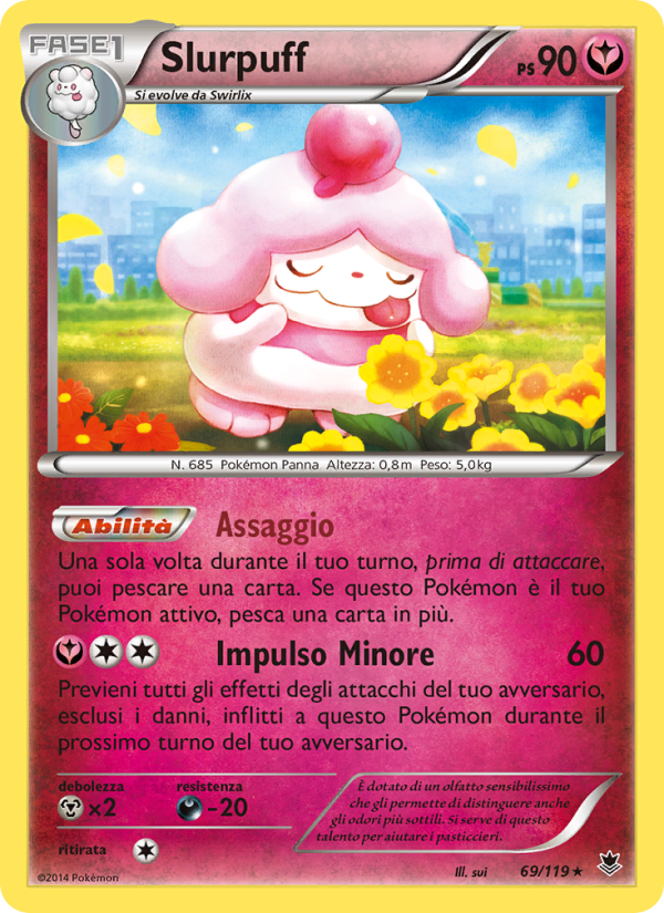Slurpuff 069/124 — Phantom Forces (Italian Pokémon TCG card)