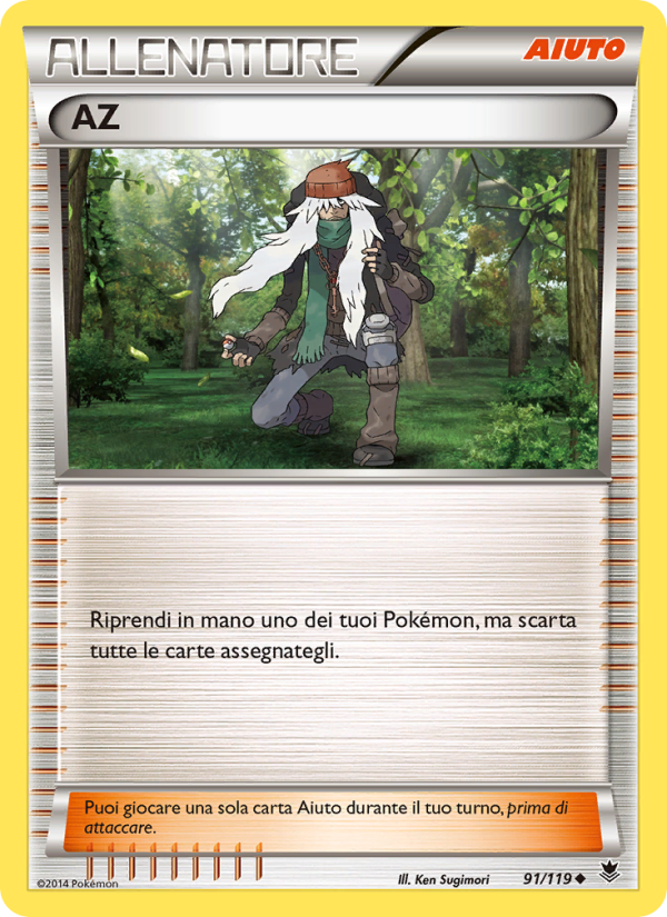 AZ 091/124 — Phantom Forces (Italian Pokémon TCG card)
