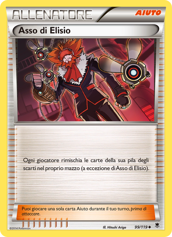 Asso di Elisio 099/124 — Phantom Forces (Italian Pokémon TCG card)