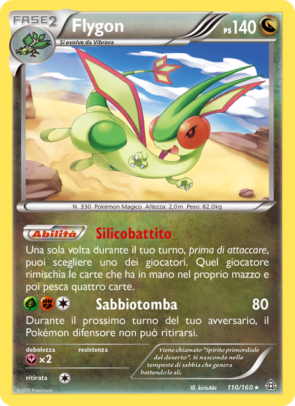 Flygon 110/164 — Primal Clash (Italian Pokémon TCG card)