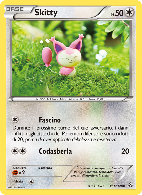 Skitty 113/164 — Primal Clash (Italian Pokémon TCG card)