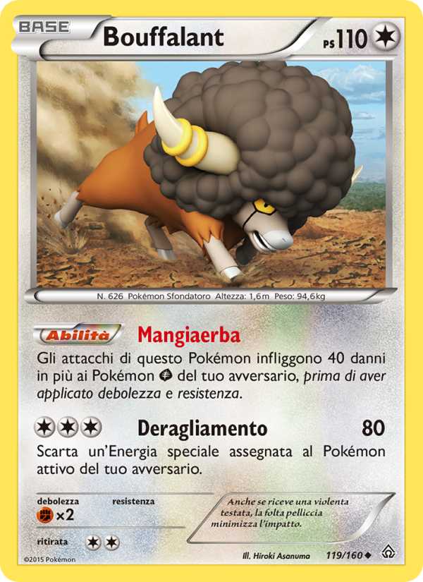 Bouffalant 119/164 — Primal Clash (Italian Pokémon TCG card)