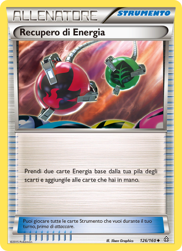 Recupero di Energia 126/164 — Primal Clash (Italian Pokémon TCG card)