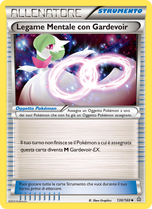 Legame Mentale con Gardevoir 130/164 — Primal Clash (Italian Pokémon TCG card)
