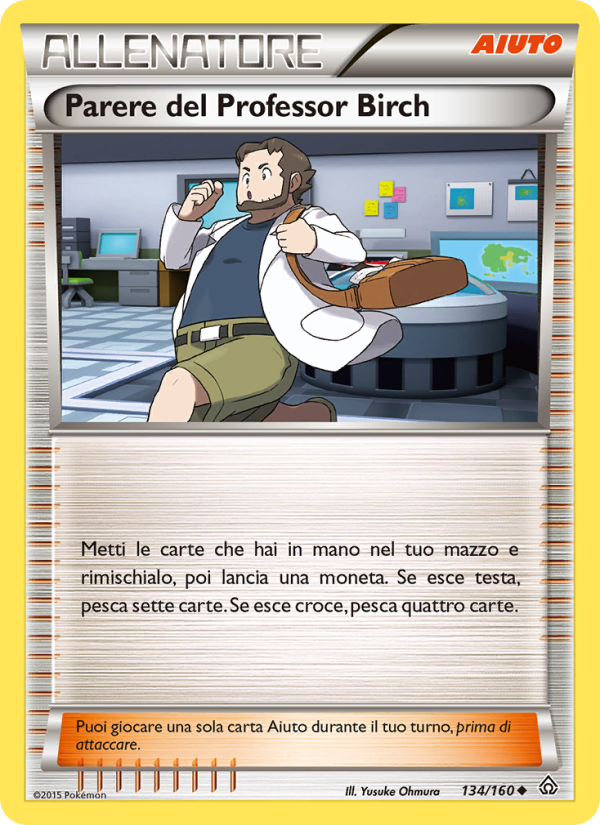 Parere del Professor Birch 134/164 — Primal Clash (Italian Pokémon TCG card)