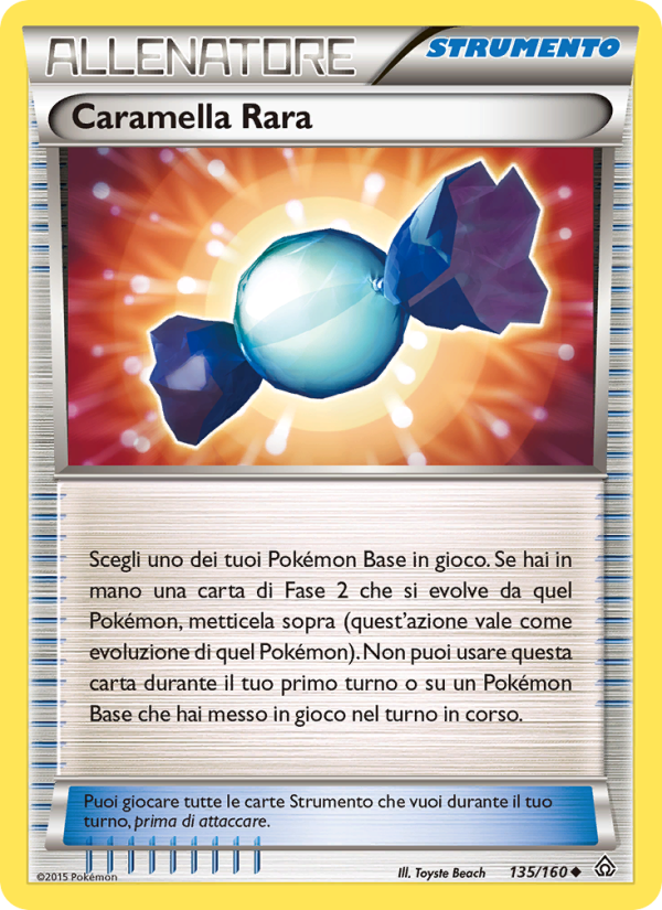 Caramella Rara 135/164 — Primal Clash (Italian Pokémon TCG card)