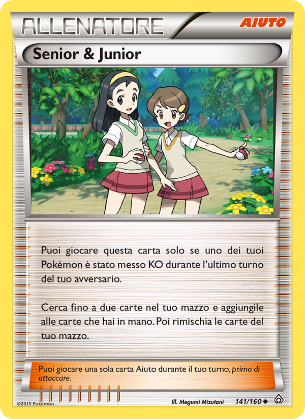 Senior & Junior 141/164 — Primal Clash (Italian Pokémon TCG card)