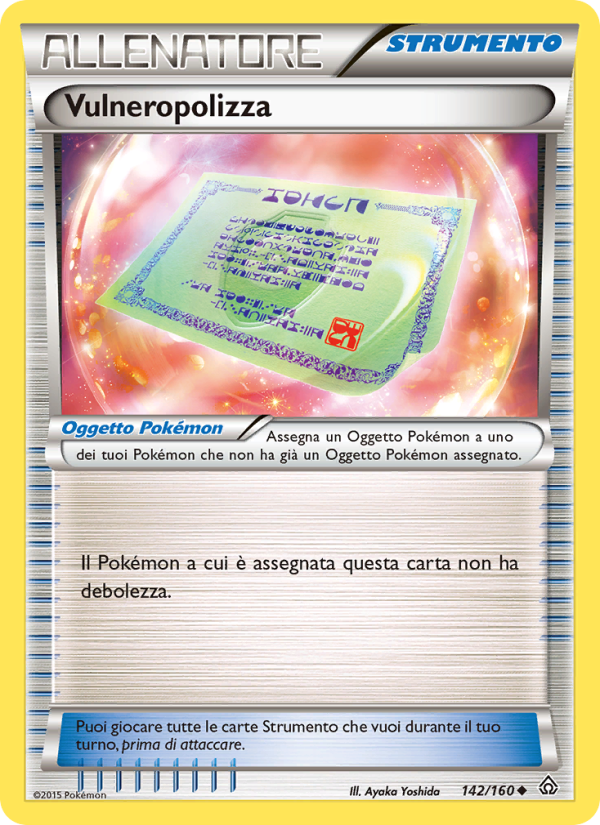 Vulneropolizza 142/164 — Primal Clash (Italian Pokémon TCG card)