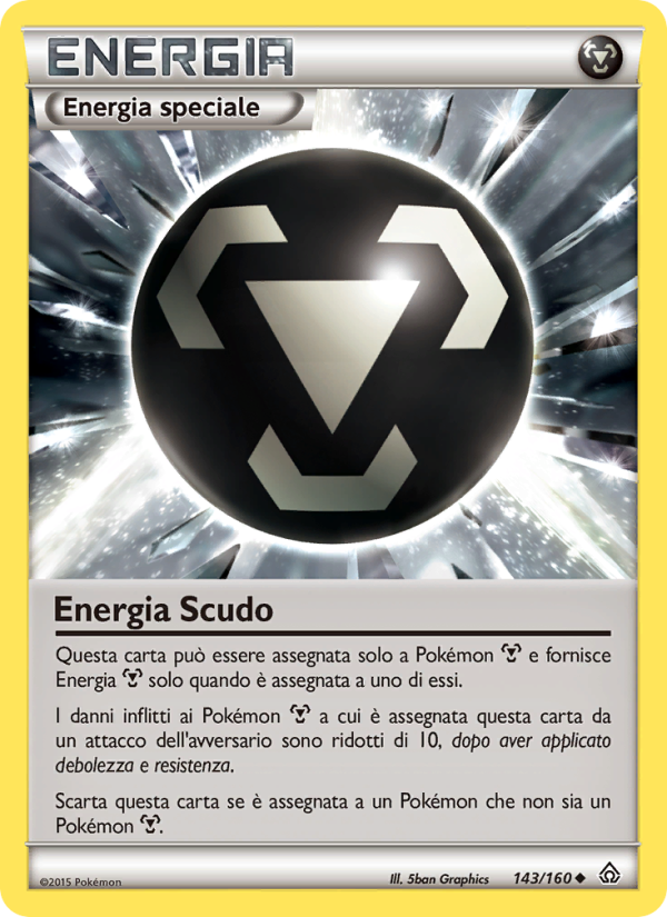 Energia Scudo 143/164 — Primal Clash (Italian Pokémon TCG card)