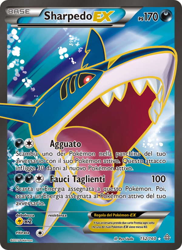 Sharpedo EX 152/164 — Primal Clash (Italian Pokémon TCG card)