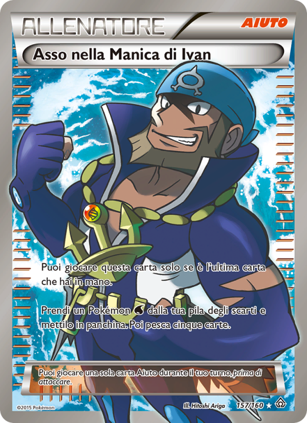 Asso nella Manica di Ivan 157/164 — Primal Clash (Italian Pokémon TCG card)