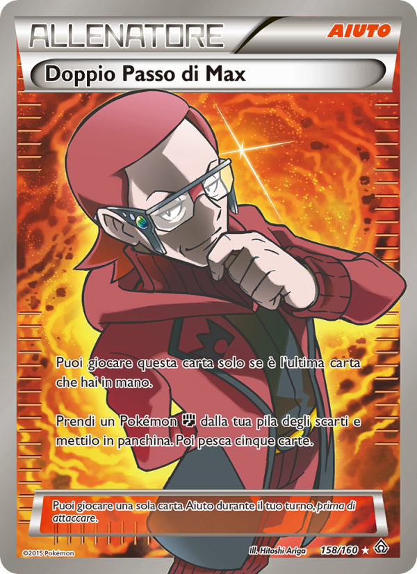 Doppio Passo di Max 158/164 — Primal Clash (Italian Pokémon TCG card)