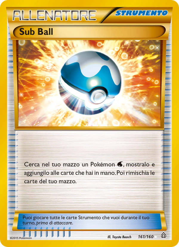 Sub Ball 161/164 — Primal Clash (Italian Pokémon TCG card)