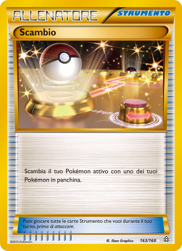 Scambio 163/164 — Primal Clash (Italian Pokémon TCG card)
