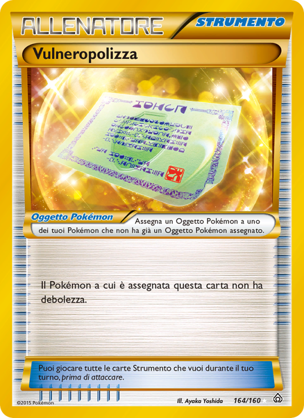 Vulneropolizza 164/164 — Primal Clash (Italian Pokémon TCG card)