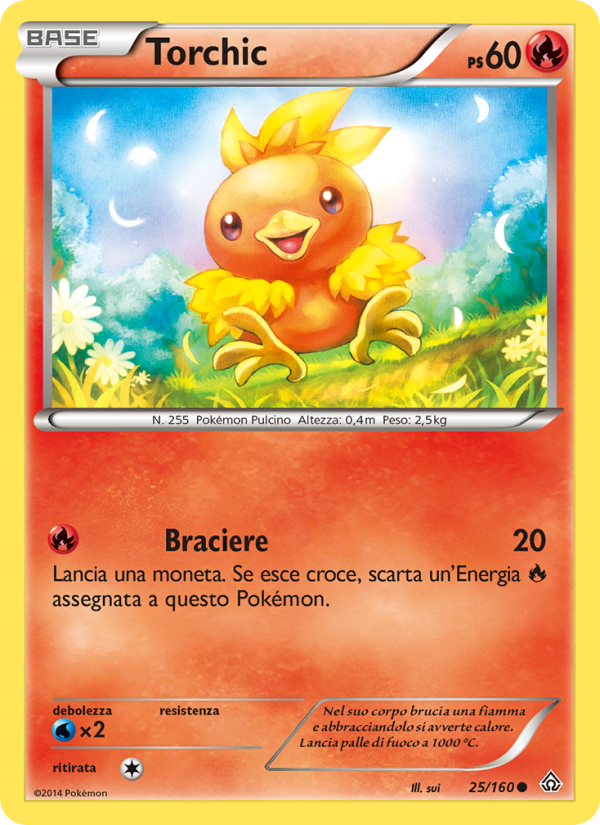 Torchic 025/164 — Primal Clash (Italian Pokémon TCG card)