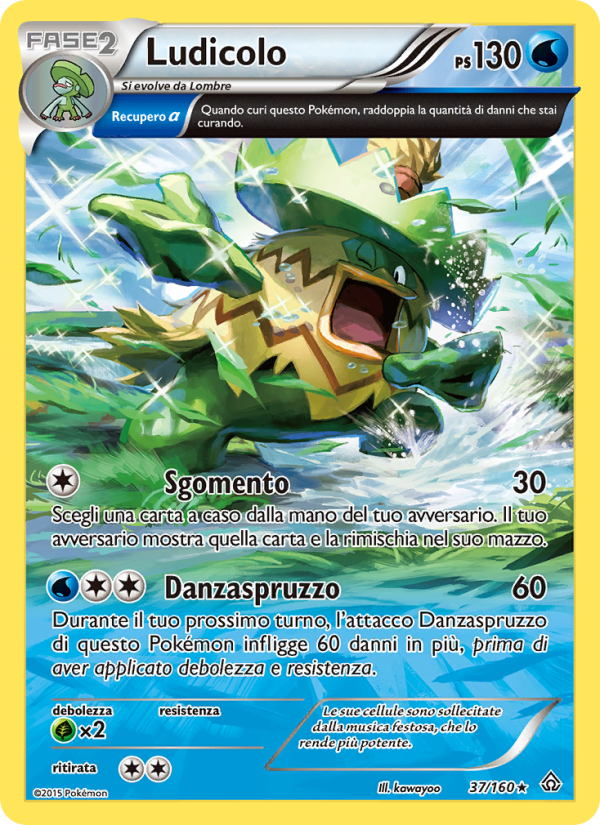 Ludicolo 037/164 — Primal Clash (Italian Pokémon TCG card)