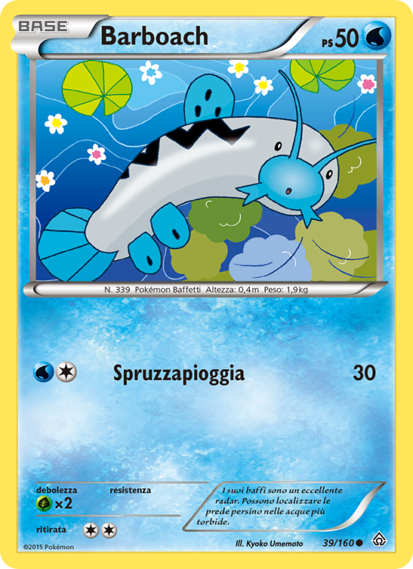 Barboach 039/164 — Primal Clash (Italian Pokémon TCG card)