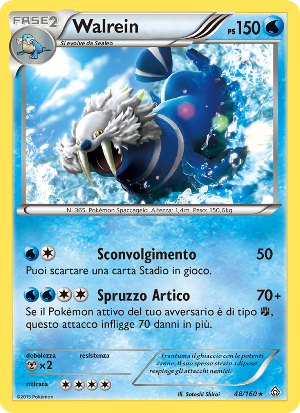 Walrein 048/164 — Primal Clash (Italian Pokémon TCG card)