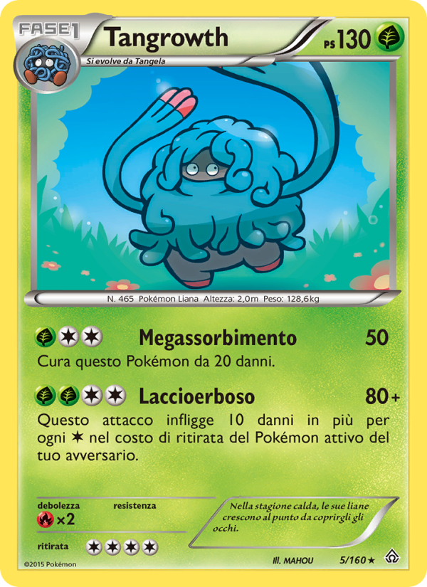 Tangrowth 005/164 — Primal Clash (Italian Pokémon TCG card)