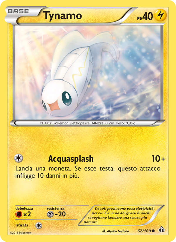 Tynamo 062/164 — Primal Clash (Italian Pokémon TCG card)