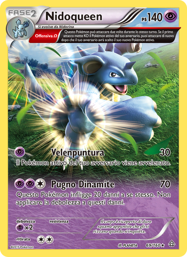 Nidoqueen 069/164 — Primal Clash (Italian Pokémon TCG card)