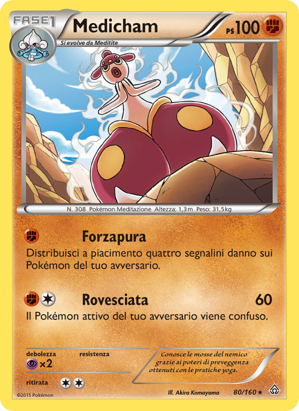 Medicham 080/164 — Primal Clash (Italian Pokémon TCG card)