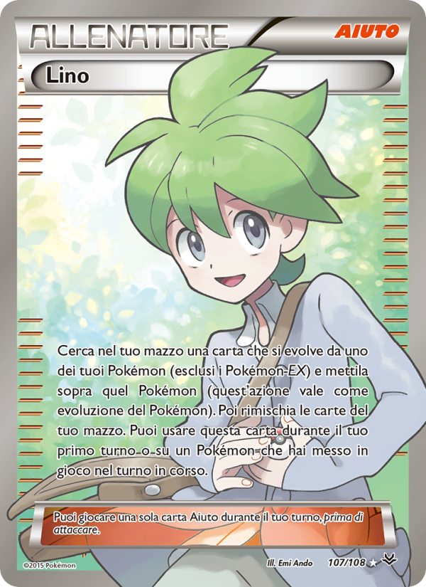 Lino 107/112 — Roaring Skies (Italian Pokémon TCG card)