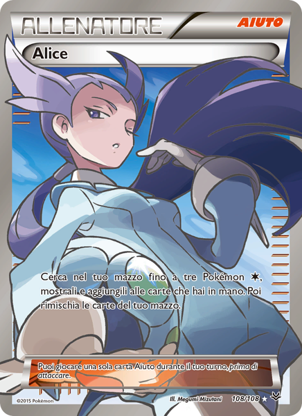 Alice 108/112 — Roaring Skies (Italian Pokémon TCG card)