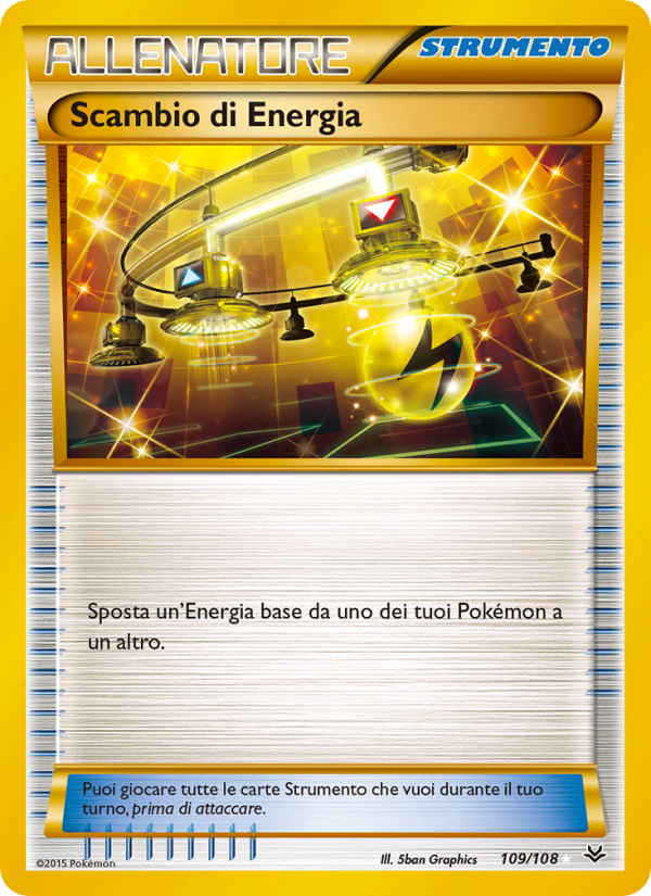 Scambio di Energia 109/112 — Roaring Skies (Italian Pokémon TCG card)