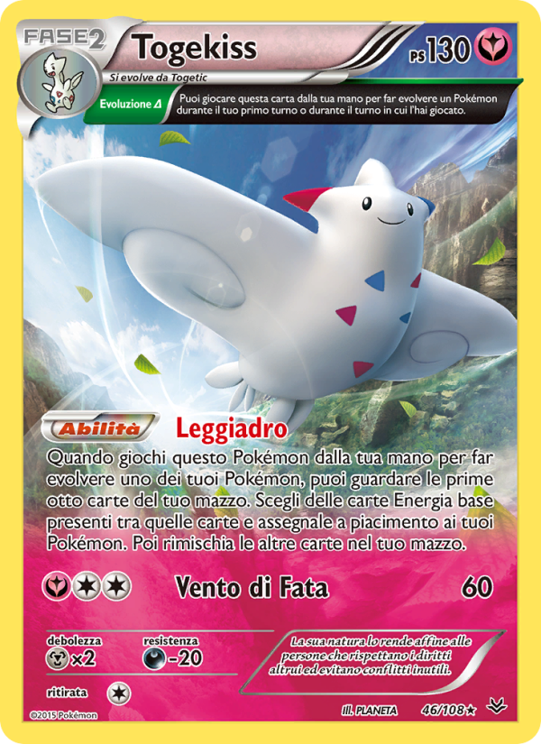 Togekiss 046/112 — Roaring Skies (Italian Pokémon TCG card)
