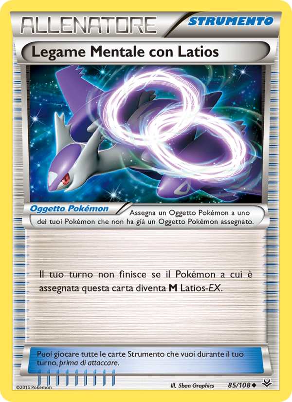 Legame Mentale con Latios 085/112 — Roaring Skies (Italian Pokémon TCG card)